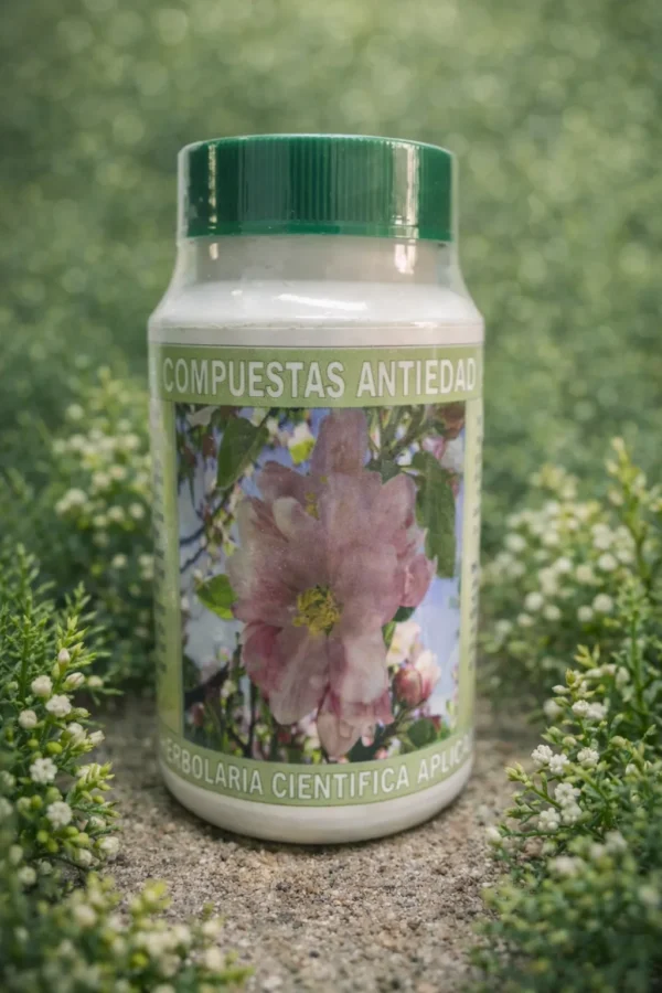 Compuestas Antiedad entre flores de Thuja Compuestas Anti-edad Caps.