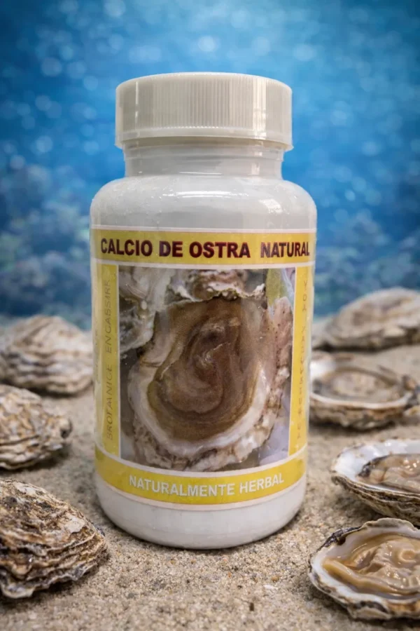 Calcio De Ostra Natural Caps