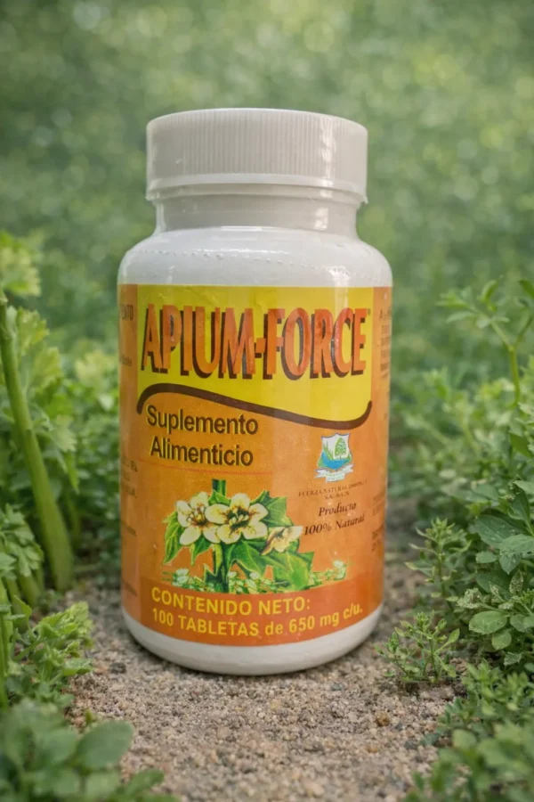 Suplemento natural entre plantas frescas Apium Force Caps