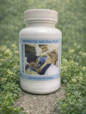 Suplemento natural rodeado de fenogreco Antibiotic Natural Plus Caps